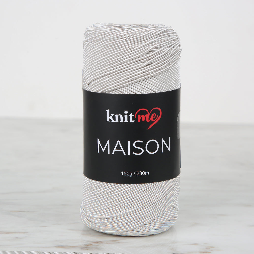 Knitme MAISON Gri Örgü İpi - KNM08
